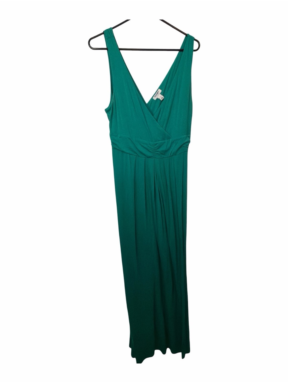 Old Navy Sleeveless Green Maxi Dress with V-Neck